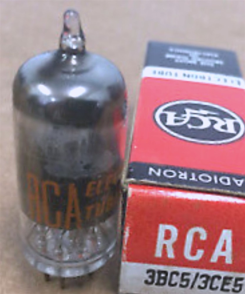 3CE5 TUBE RCA TESTED & BOXED VINTAGE COMMERCIAL SURPLUS