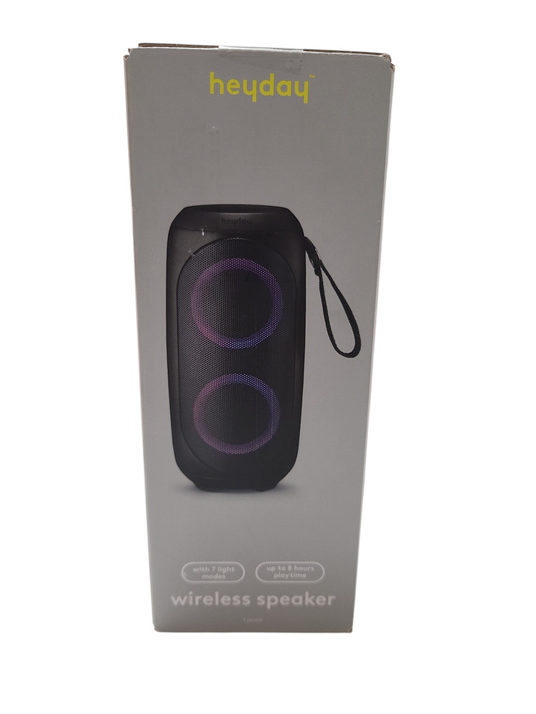 heyday - Portable Bluetooth Speaker Black