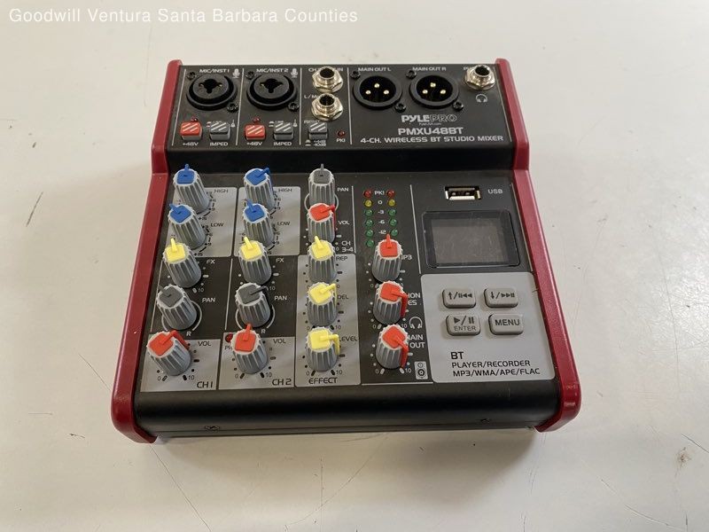 PylePro PMXU48BT 4-Channel Wireless BT Studio Mixer - Read