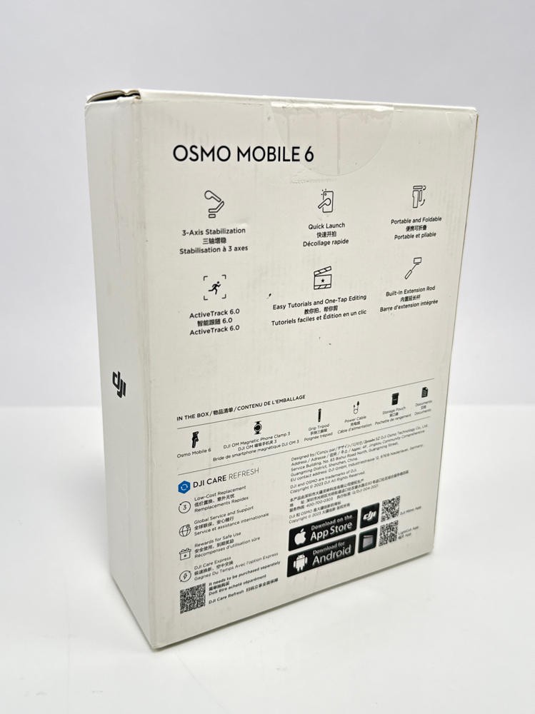 DJI Osmo Mobile 6 3 Axis Gimbal Stabilizer Smartphone Platinum Gray