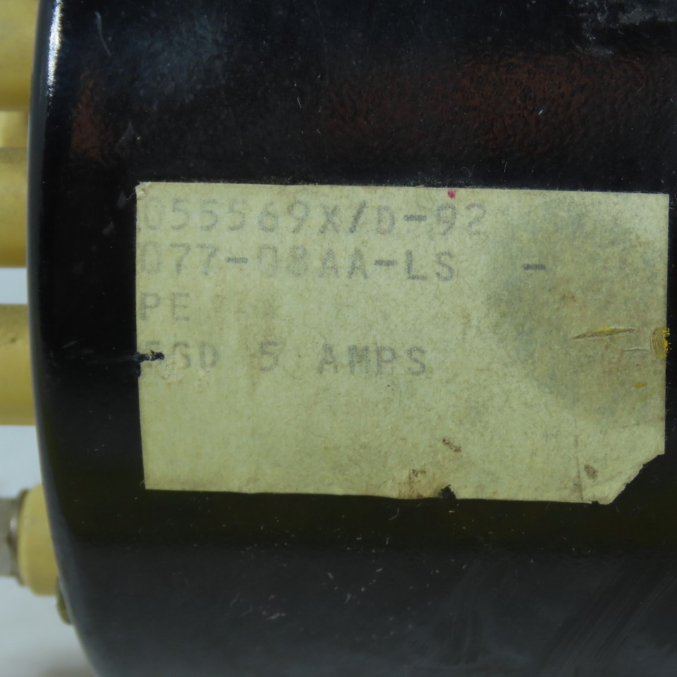 Crompton 077-08AA-LS Analog Panel Meter Ammeter 0-100A Scale (5A Input)