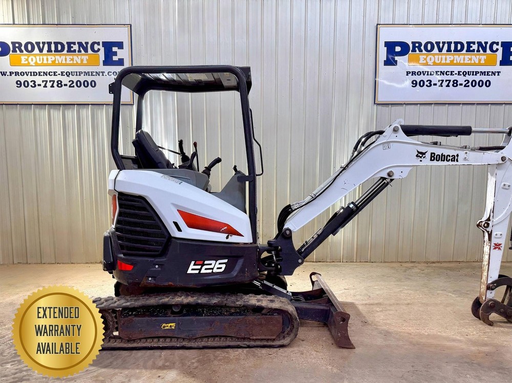 2022 BOBCAT E26 OROPS STRAIGHT BLADE MINI COMPACT TRACK EXCAVATOR