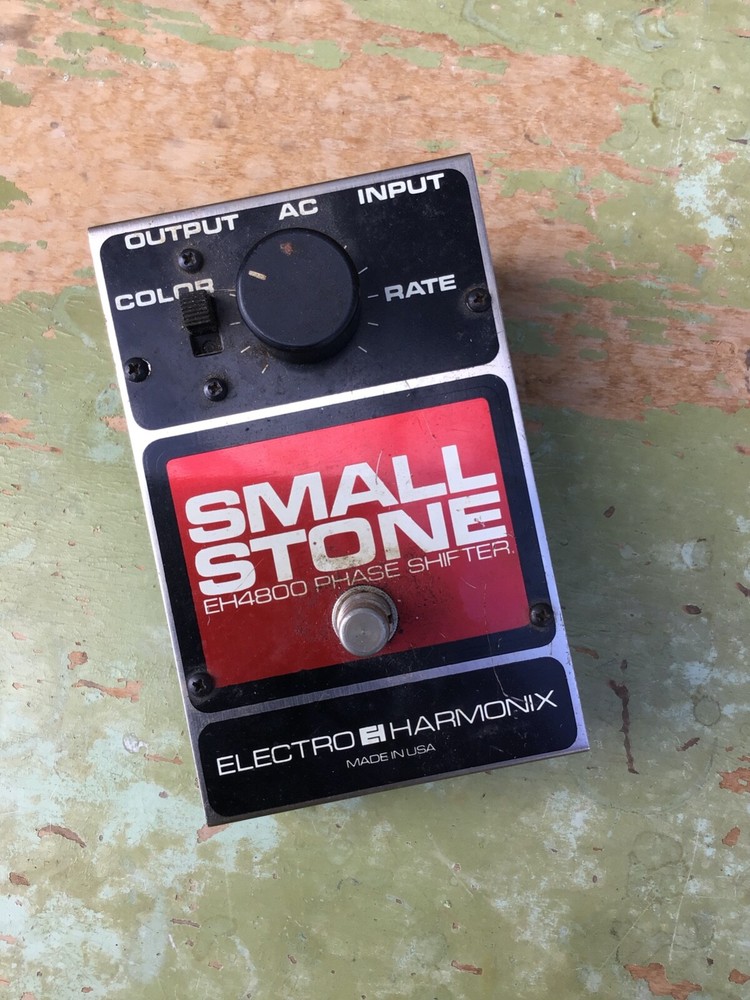 1980 Electro-Harmonix Small Stone EH4800 Phase Shifter - Black/Red