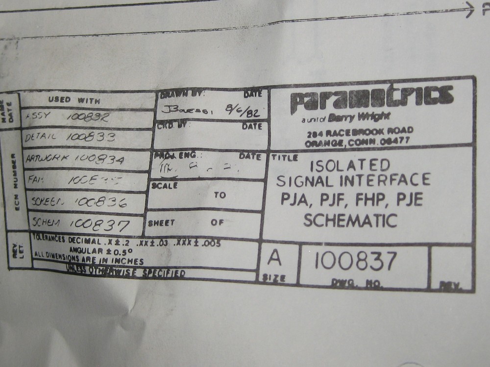 PARAMETRICS MODULE FOLLOWER SOLIDS PART #100832