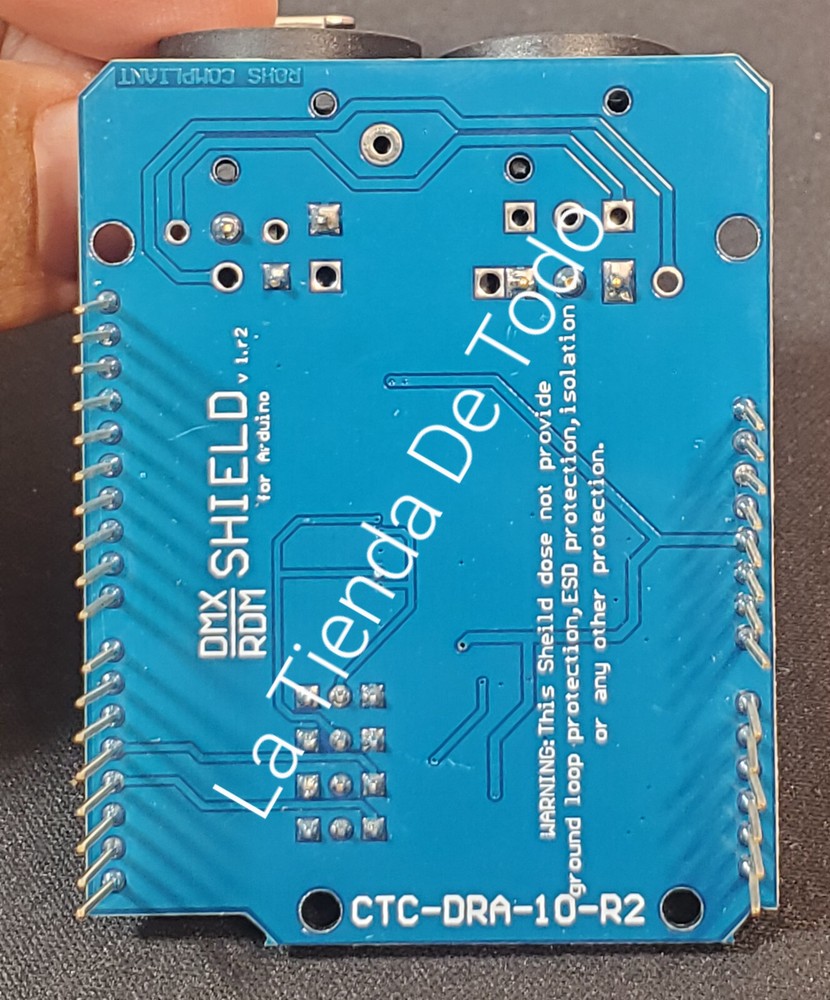 ELECTRONIC BOARD MAX485 CTCDRA10R2 FOR DMX SHIELD ARDUINO USERS READ