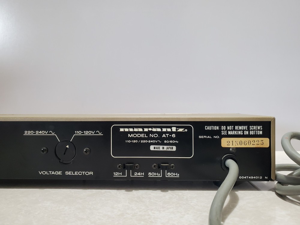 Vintage Marantz AT-6 Audio Digital Timer - UNTESTED - *PLEASE READ*