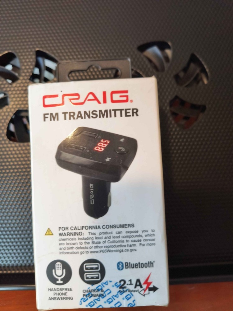 Craig Fm Radio Transmitter, New In Box.