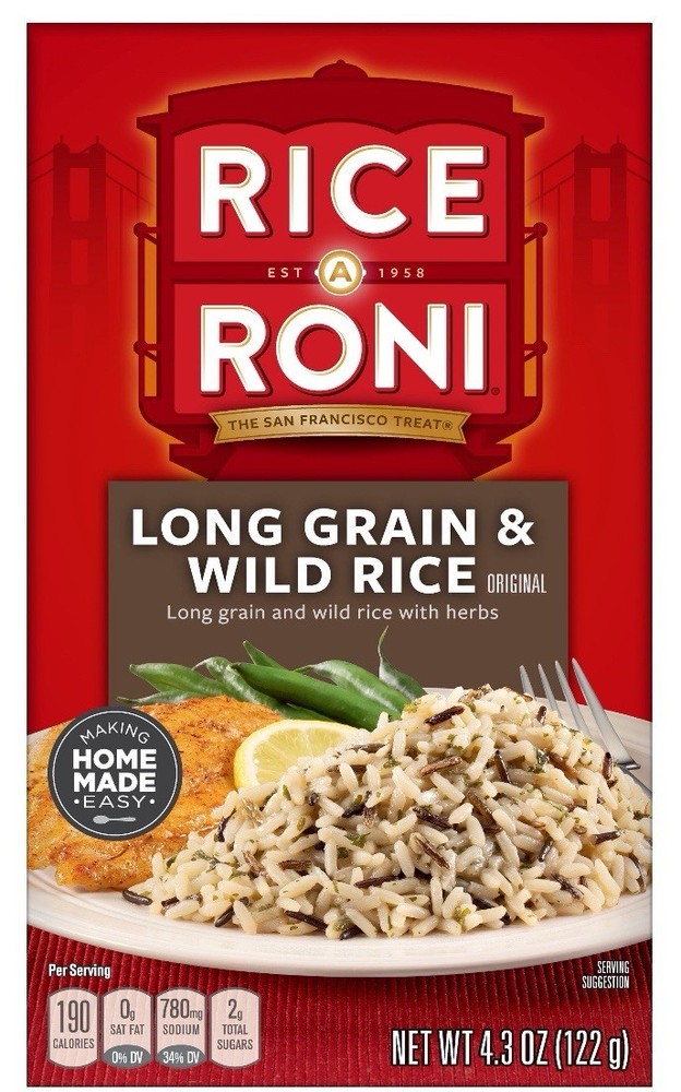 Rice A Roni (3 Pk) Long Grain & Wild Rice