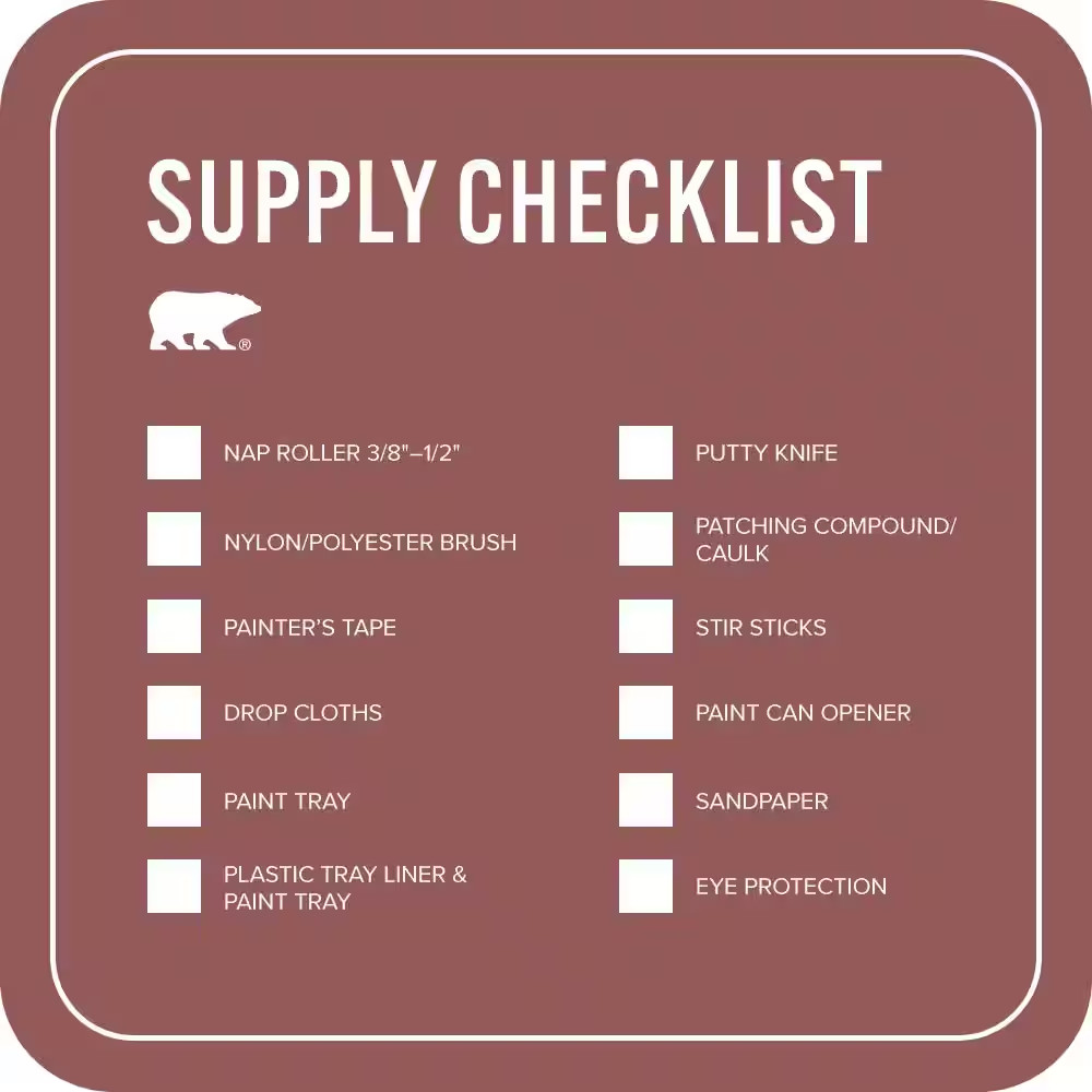 1 Gal. #150F-6 Gallery Red Extra Durable Flat Interior Paint & Primer