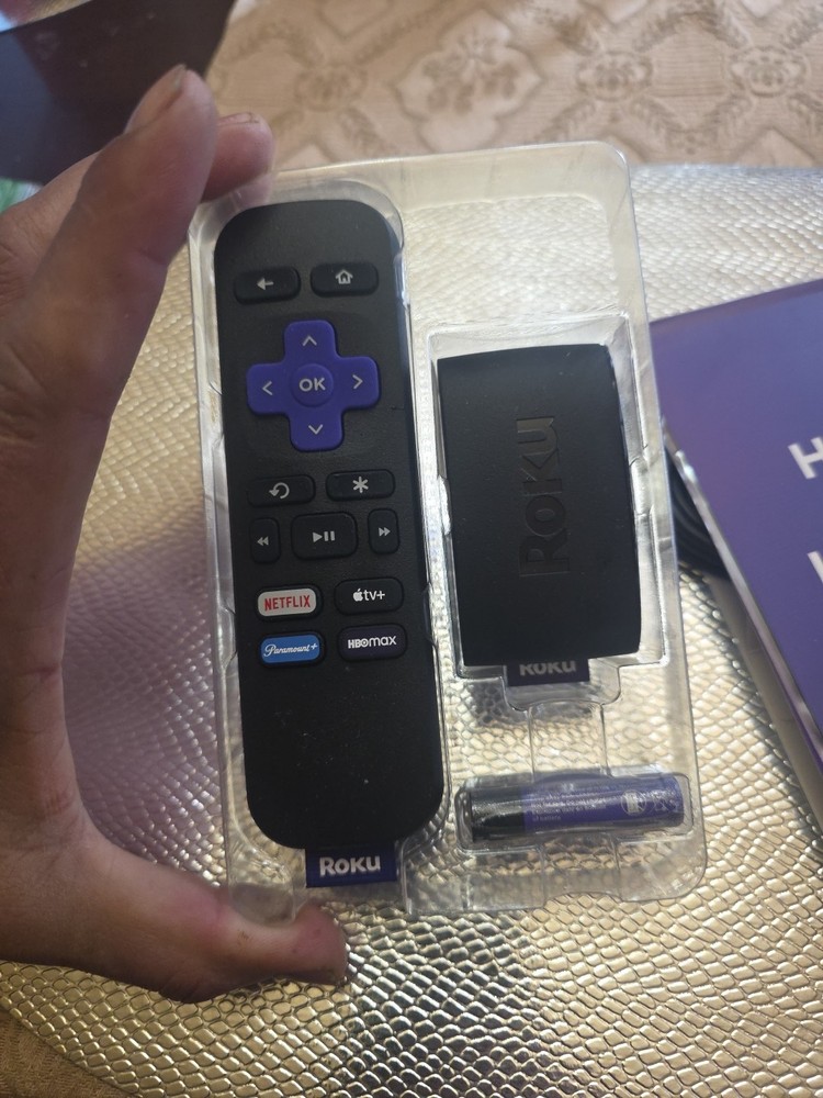 Roku Express+HD Media Streamer Remote, HDMI & Composite, 1080p Untested #C