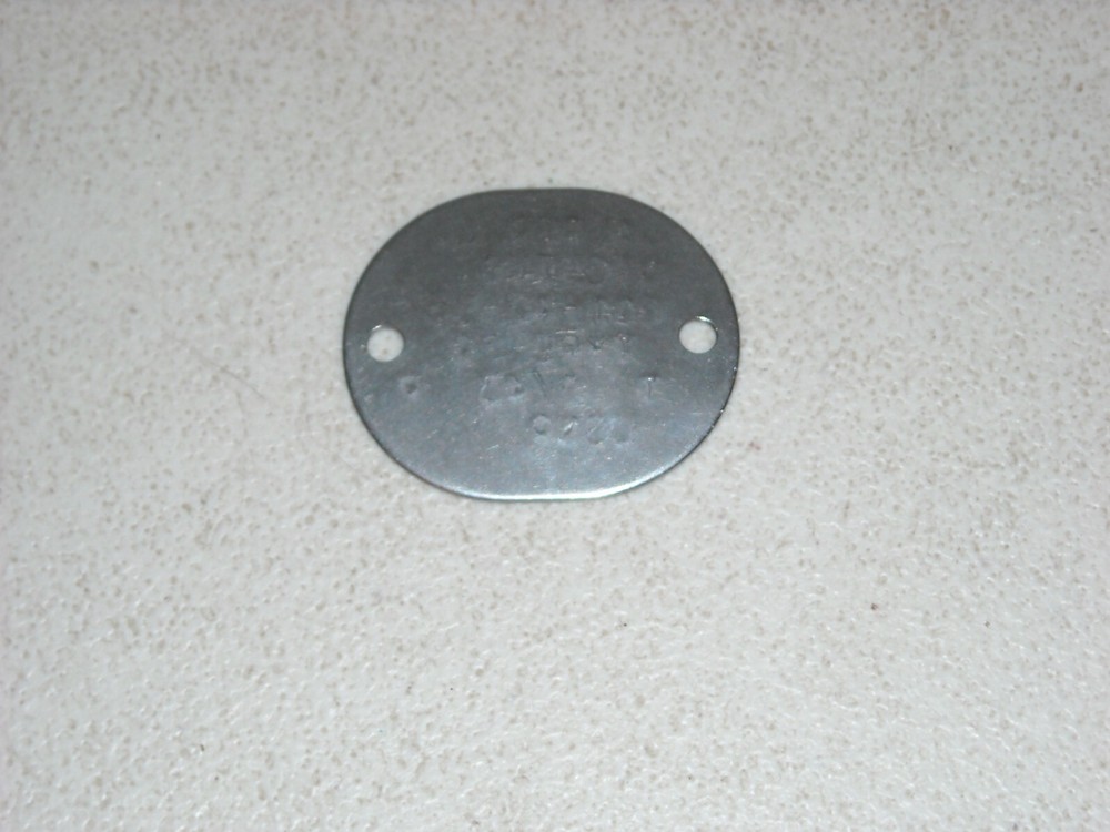 WWII 1943 Navy Dog Tag T-8/43 USNR