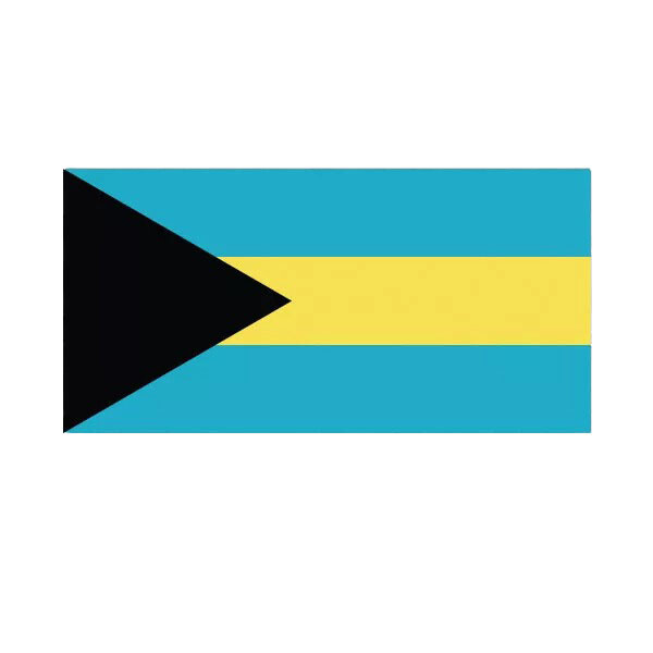Bahamian Flag Sticker Decal