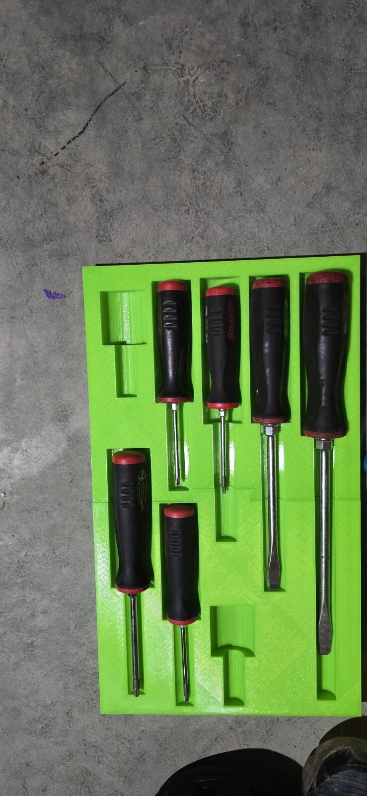 Snap On Screwdriver Tray
