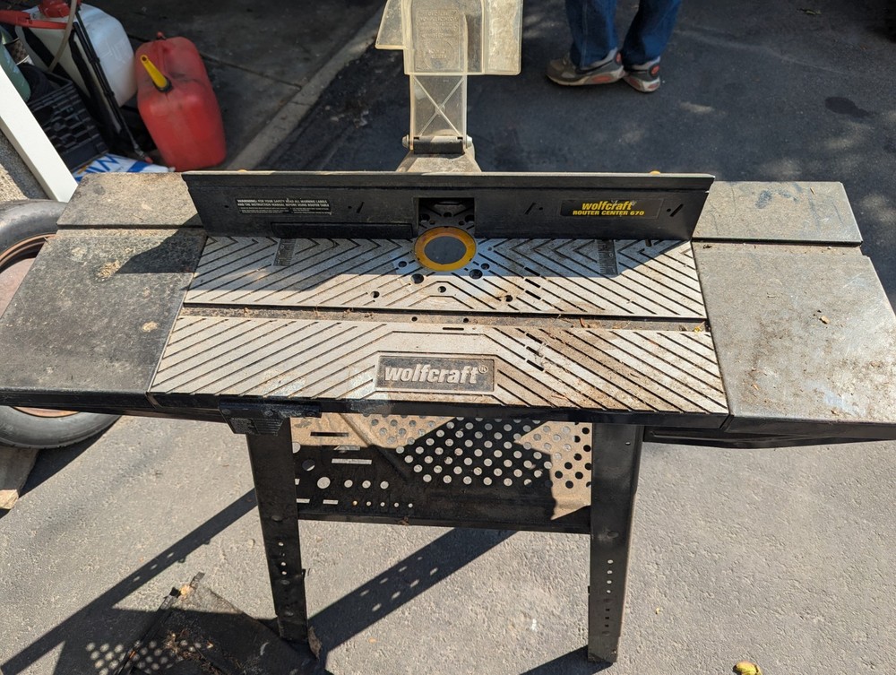 Wolfcraft Router Electric table Model 6155