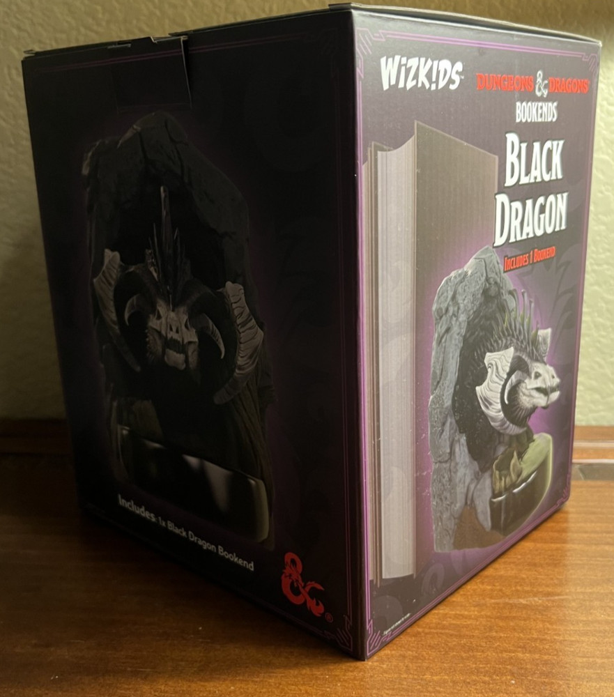 Dungeons & Dragons: Bookends - Black Dragon