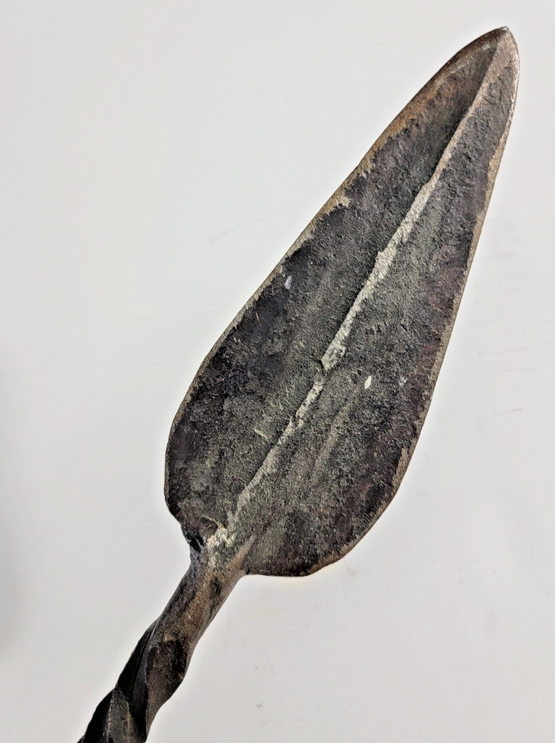 African Kenyan Maasai Hunting Spear Vintage Handmade - 41"