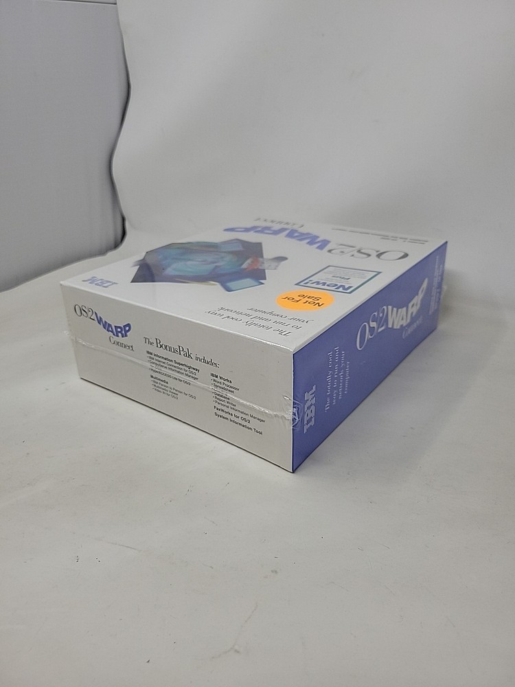 *NEW SEALED* IBM OS/2 Warp Connect Version 3 CD-Rom Vintage Computer Software