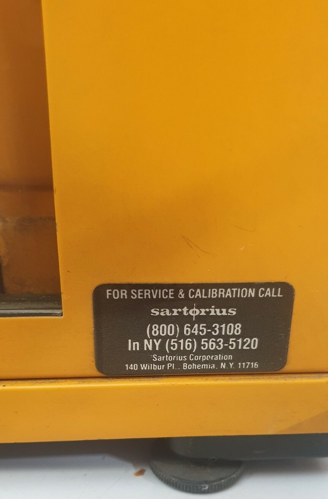 Sartorius 1801 Scale Max 110g Readability .0001g