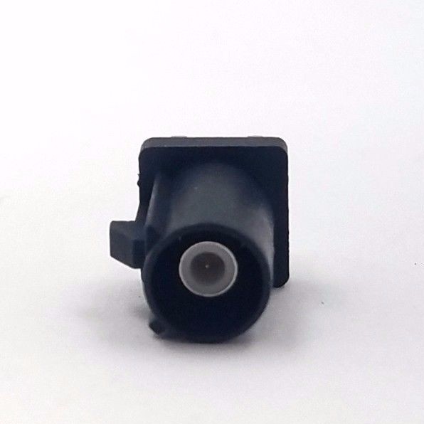 10pcs Auto Fakra Straight Plug PCB Mount Key Code A Black