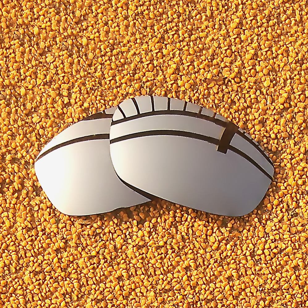 Polarized Lenses Replacement for-OAKLEY Blender Anti-scratch - Silver Mirror