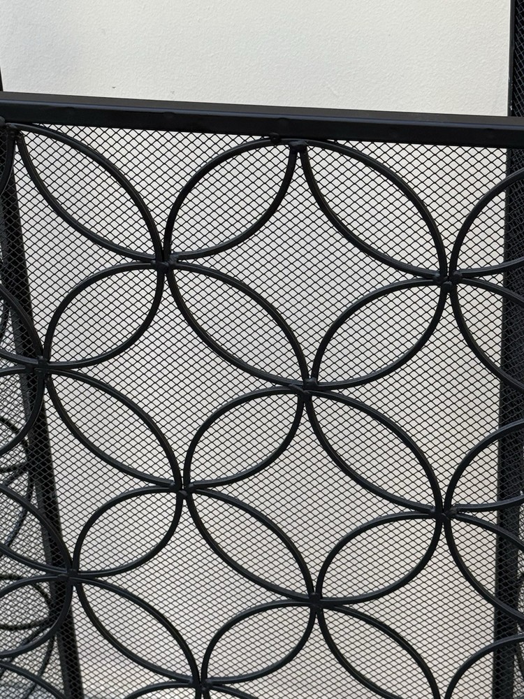 Modern Three Panel Decorative Fireplace Screen