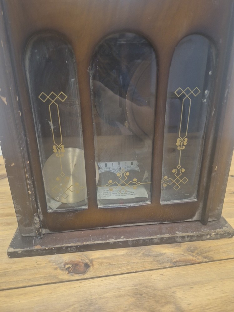 Vintage Centurion 35-day pendulum wall clock (UNTESTED)