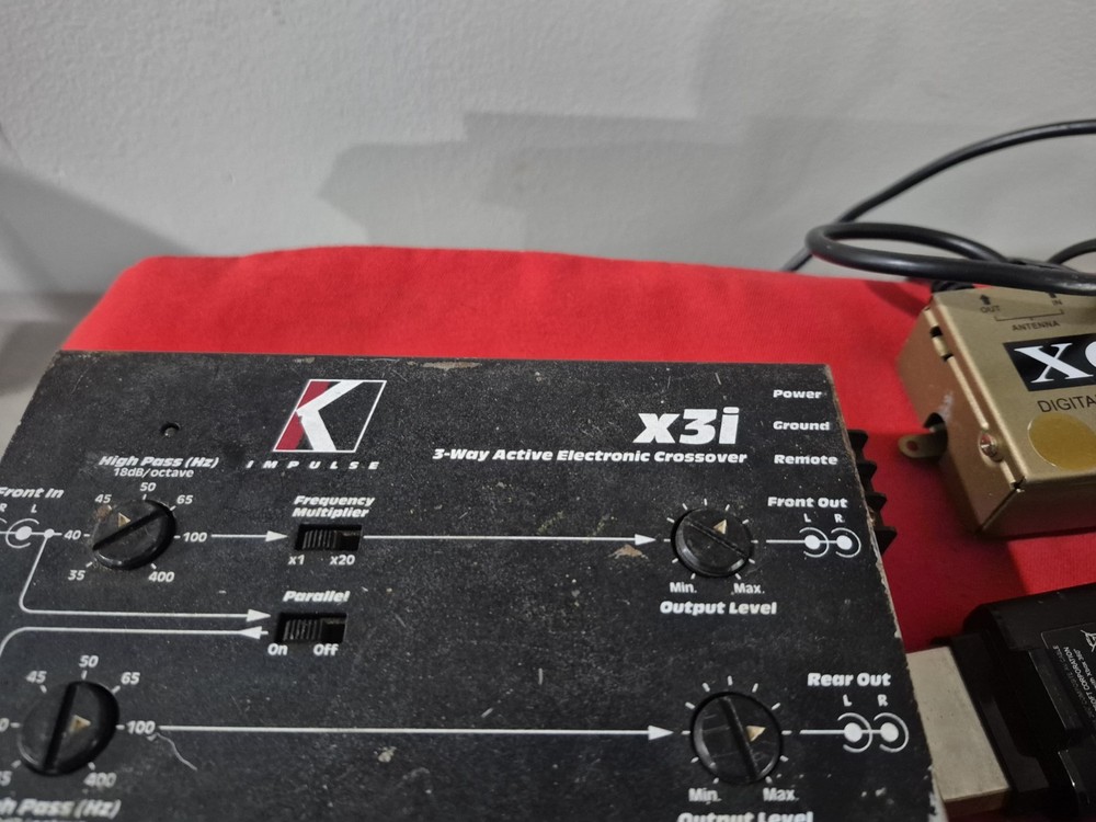 Kicker X3i 3-way Active Electronic Crossover Bundle Untested
