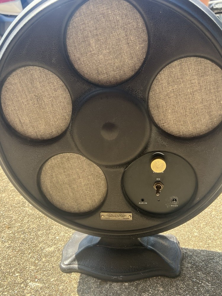 Flatiron Model-E Speaker oval, vintage style Bluetooth, tested and works