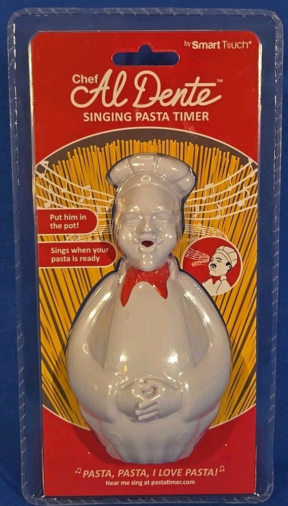 CHEF AL DENTE SINGING PASTA TIMER BY SMART TOUCH New Sealed