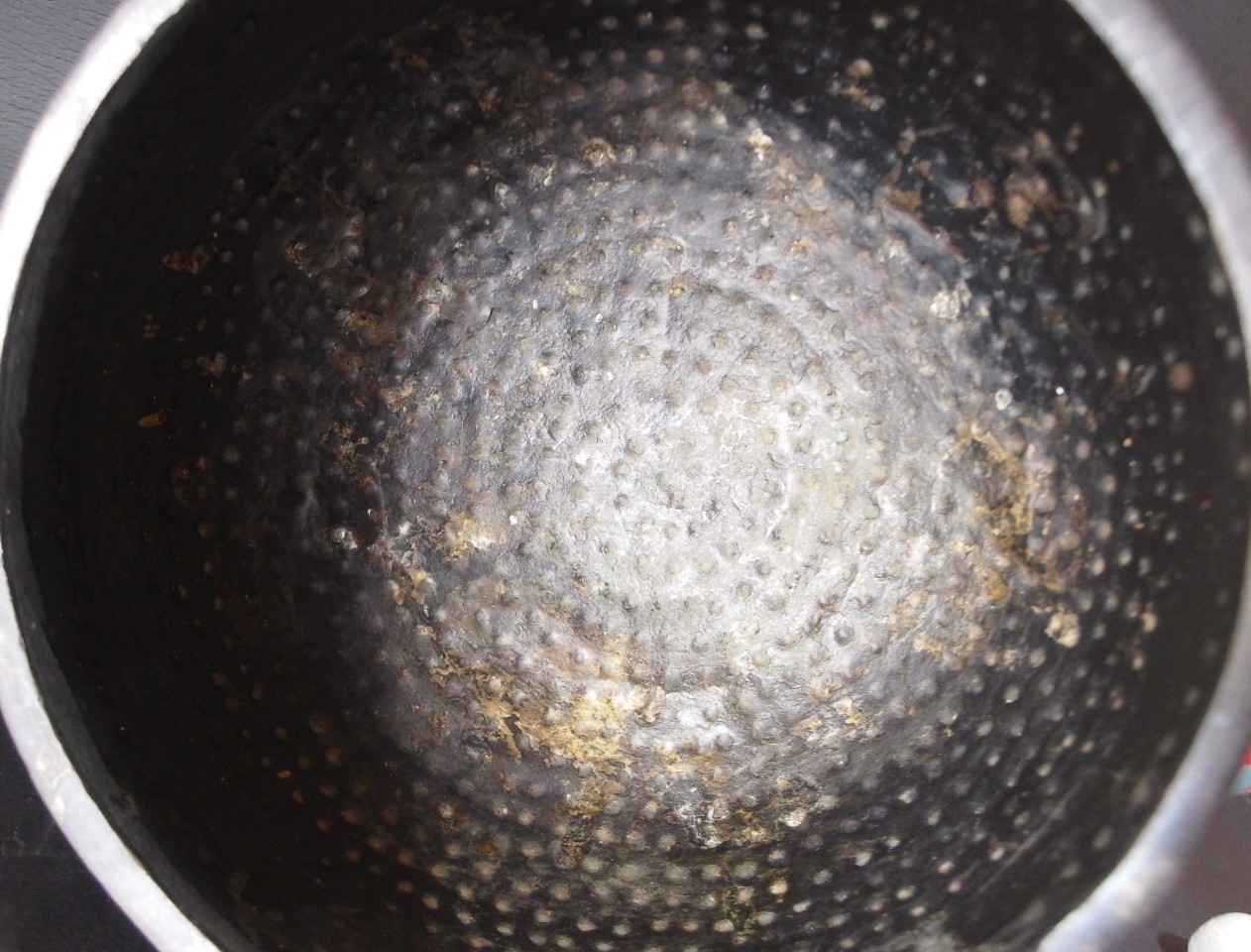 or25132 ANTIQUE JAPANESE BUDDHIST SINGING BOWL 20.3cm / 8inch Width ARARE Type