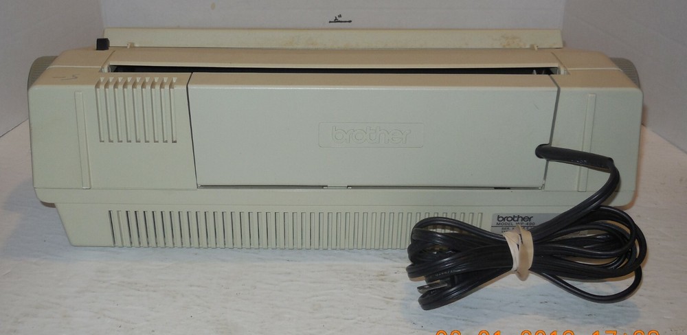 Brother Opus 490 Model WP-490 Electric Typewriter with Cover Word Processor VHTF