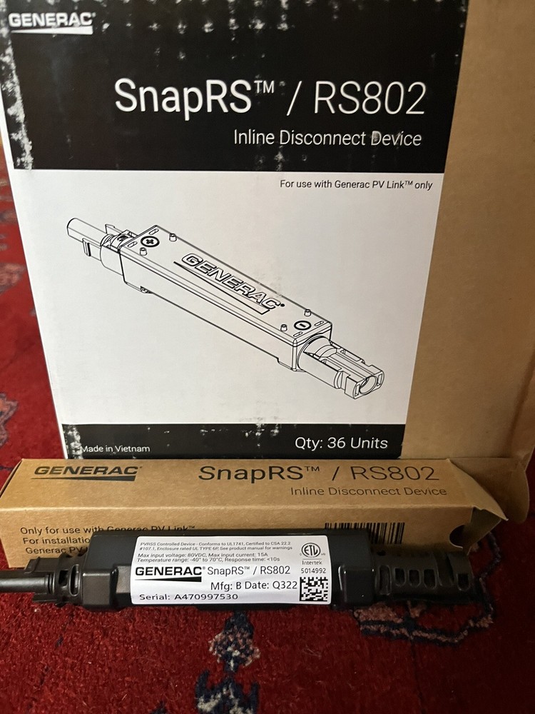 Generac Snap RS 802s
