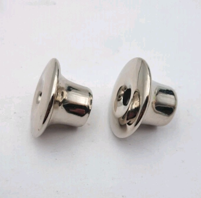 Reproduction Hoosier Cabinet Knobs Nickel Plated Drawer Door Pulls Hardware Pair