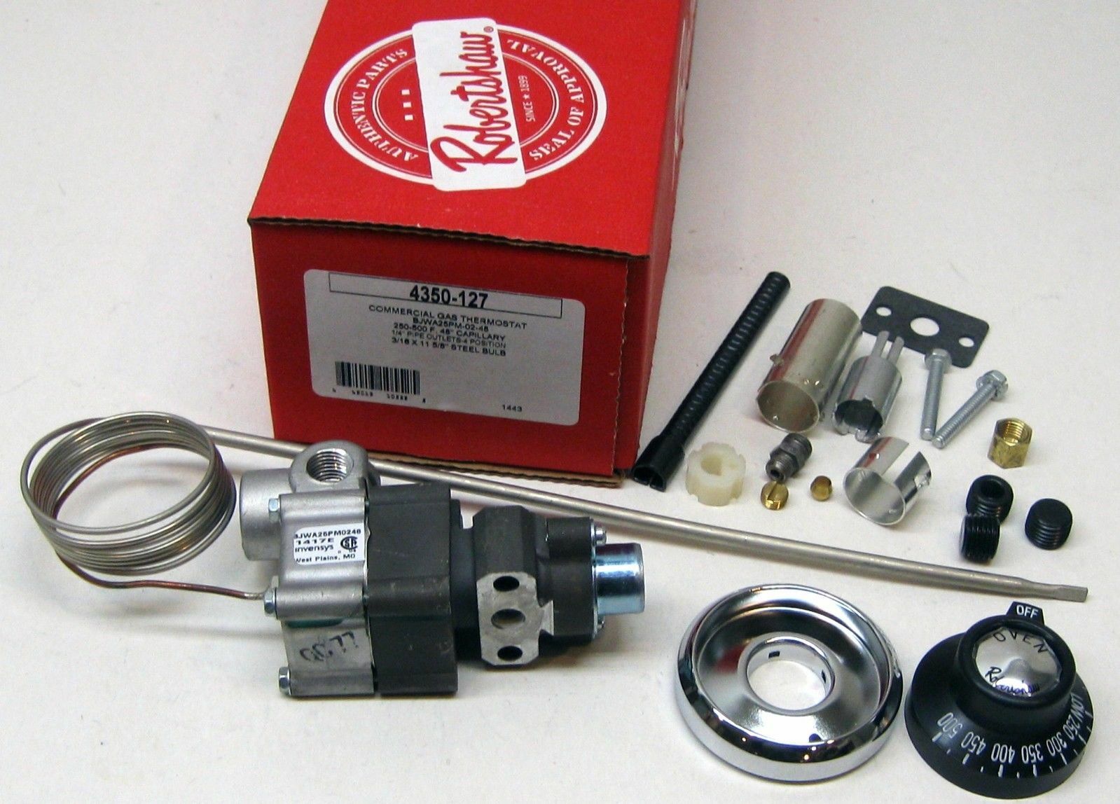 4350-127 Robertshaw Commercial Gas Oven Thermostat for BJWA 46-1210 460-107-000