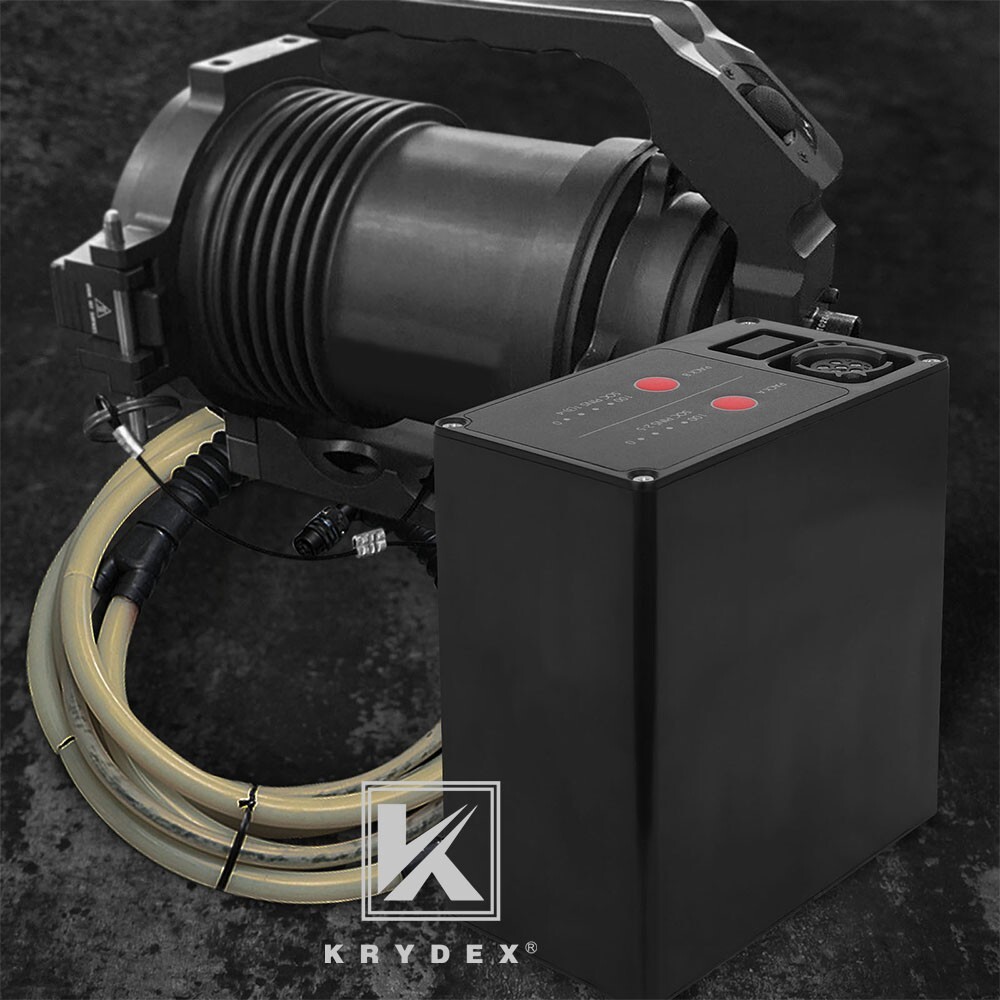 KRYDEX FCS Military BB2590 Rechargeable Li-ion Battery Case 2x16.8V Output Black