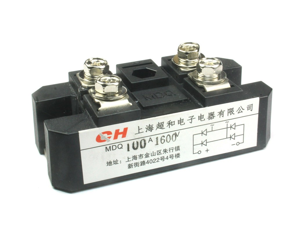 MDQ 100A 1600v Full Wave Bridge Rectifier Diode Module   100 Amp 1600 volt