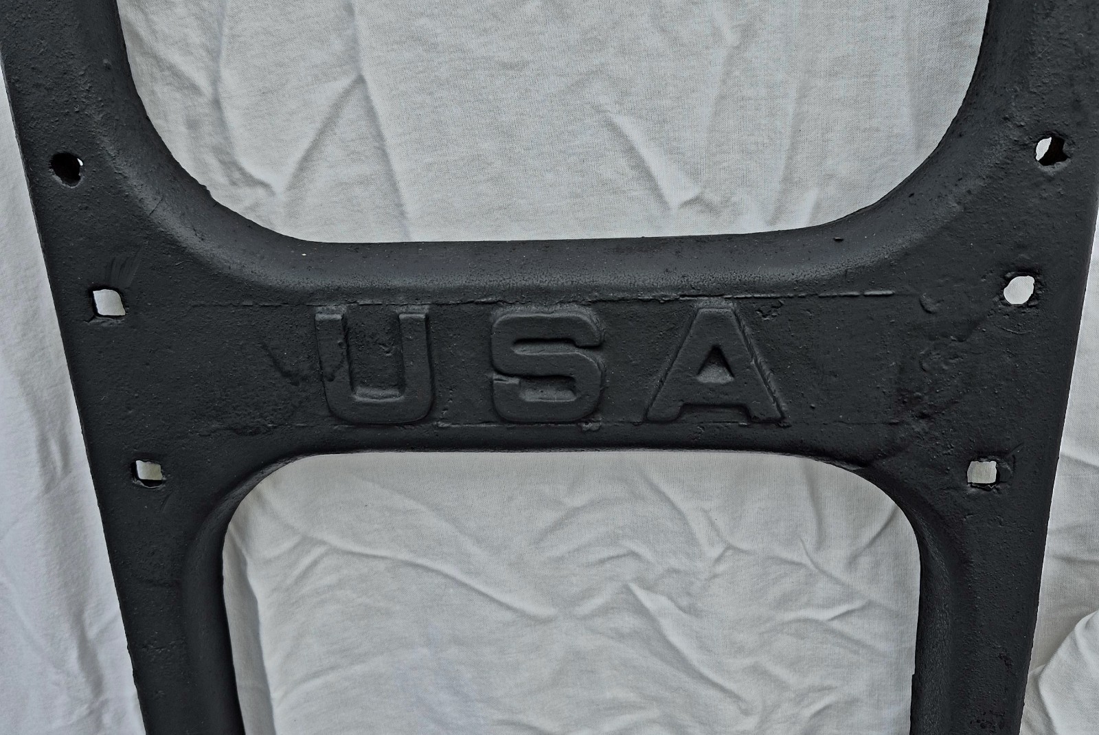 Antique Industrial Vintage Cast Iron Table Legs USA 28 Inches Tall