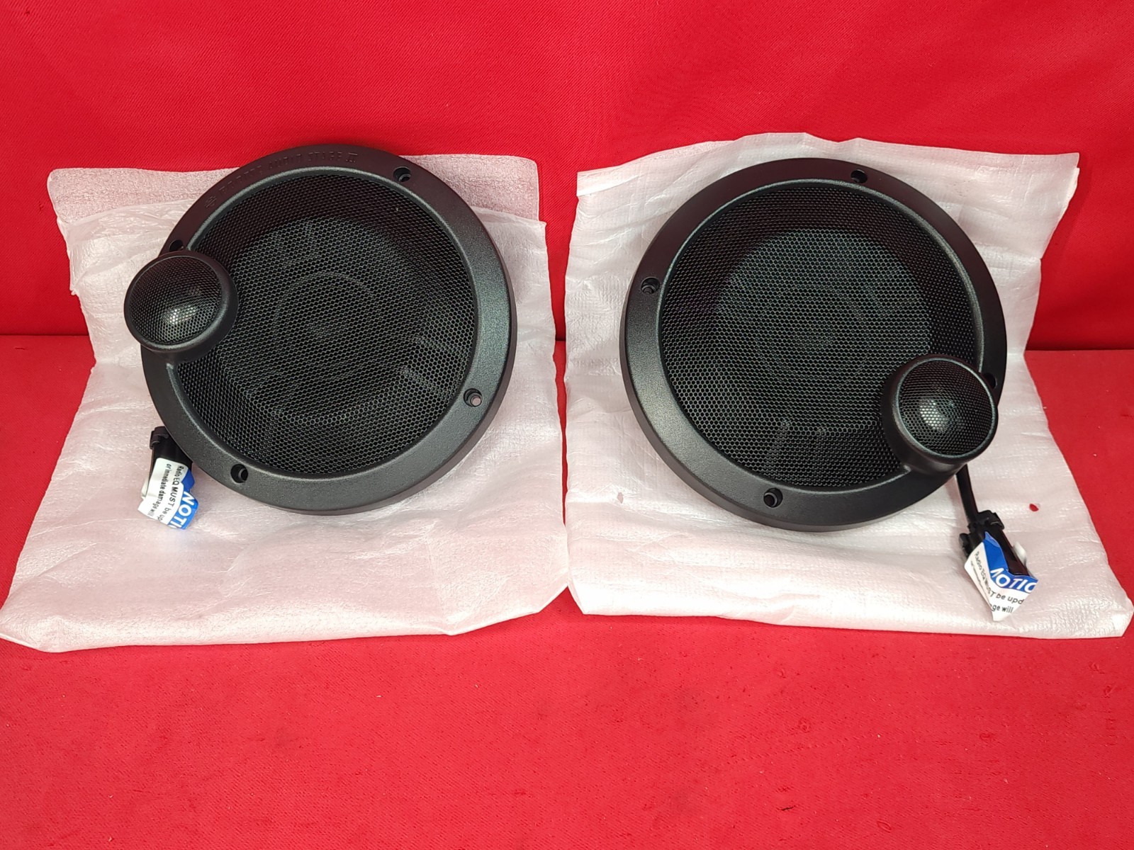 2 x OEM Harley-Davidson 6.5" Boom Audio Stage 2 Speakers, Left & Right