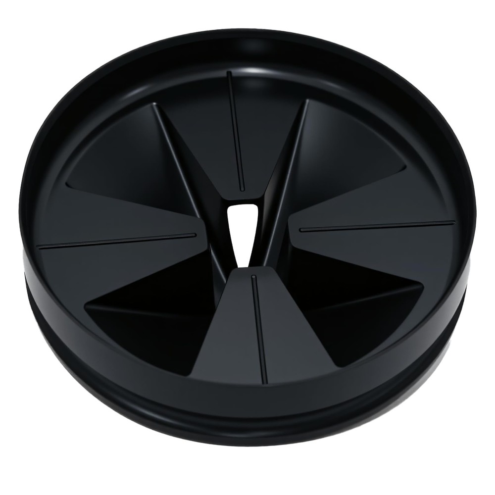 Garbage Disposal Splash Guard 3 3/8" for InSinkErator Evolution Series, Black