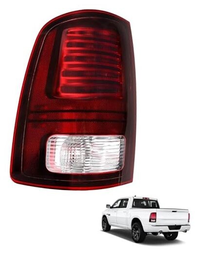 LED Tail Light Assembly Driver Side Compatible with Ram 1500 Left Driver Side