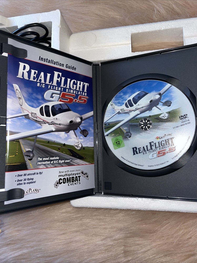 Real Flight Remote Control R/C Simulator G5.5 InterLink Elite Controller & RF7