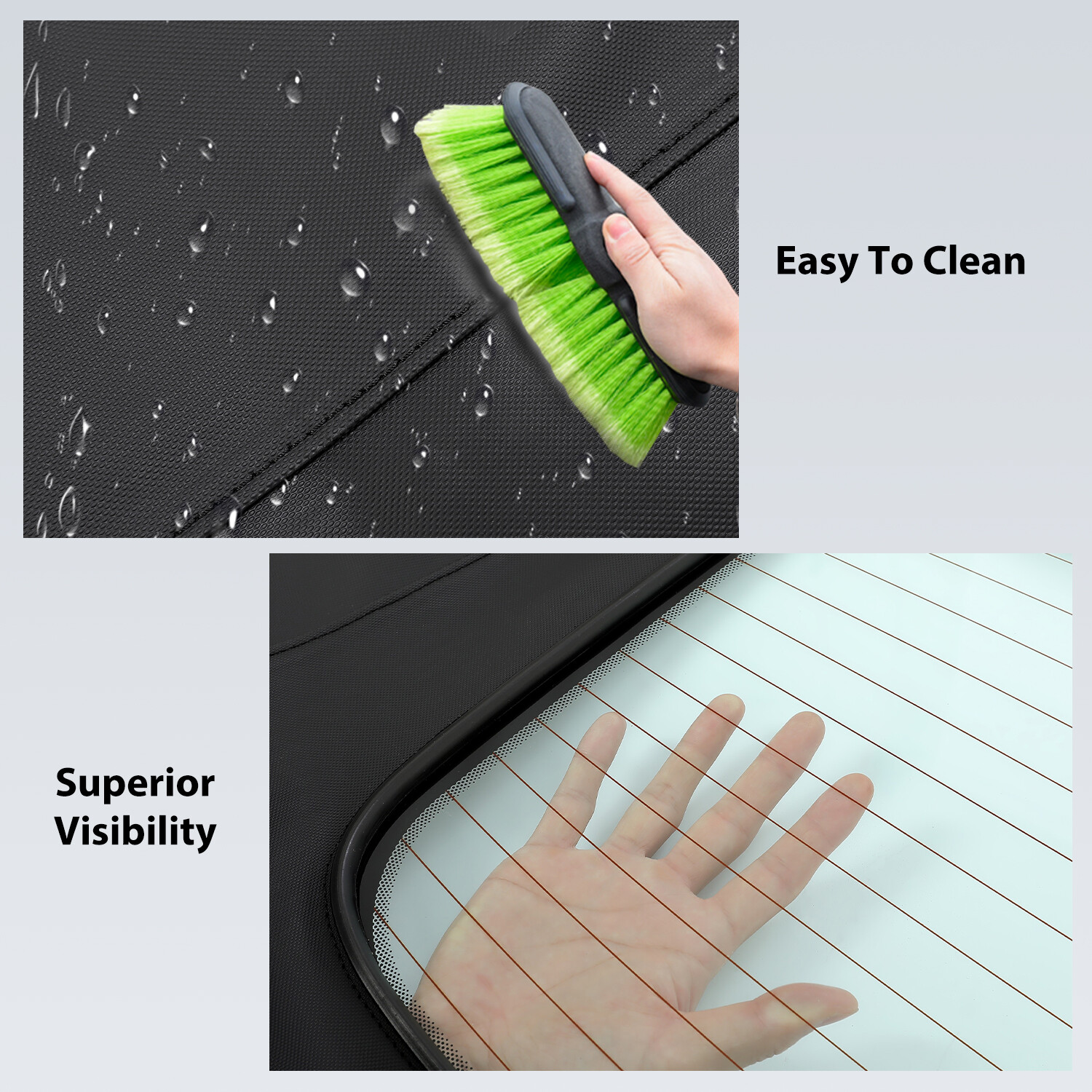 Fits Audi A4 03-09 Black Convertible Top W/ Heated Glass Window Sailcloth Vinyl