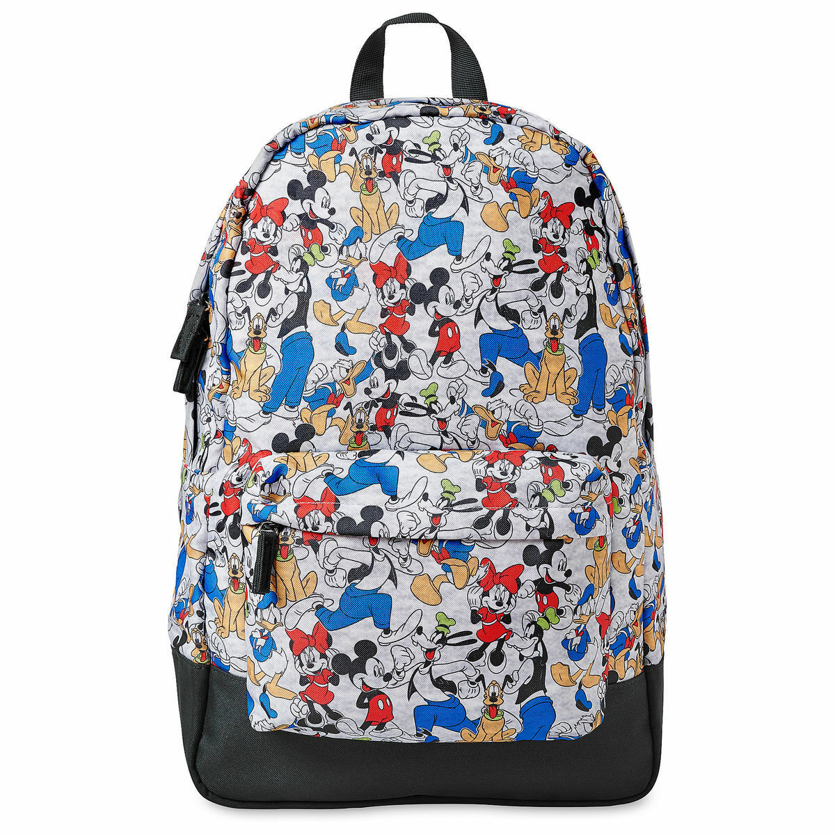 NWT Disney Store Mickey Mouse Backpack School Adult Minnie, Goofy, Donald, Pluto