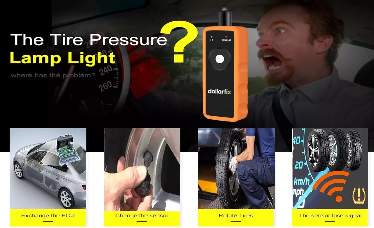 EL-50448 TPMS Relearn Tool Auto Tire Pressure Monitor Reset Activation For GM US