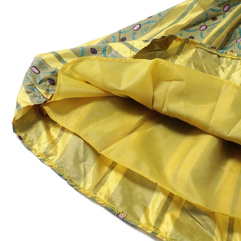 Anna Frozen Princess Green Dress Up Set Girls Costume Fast Shipping