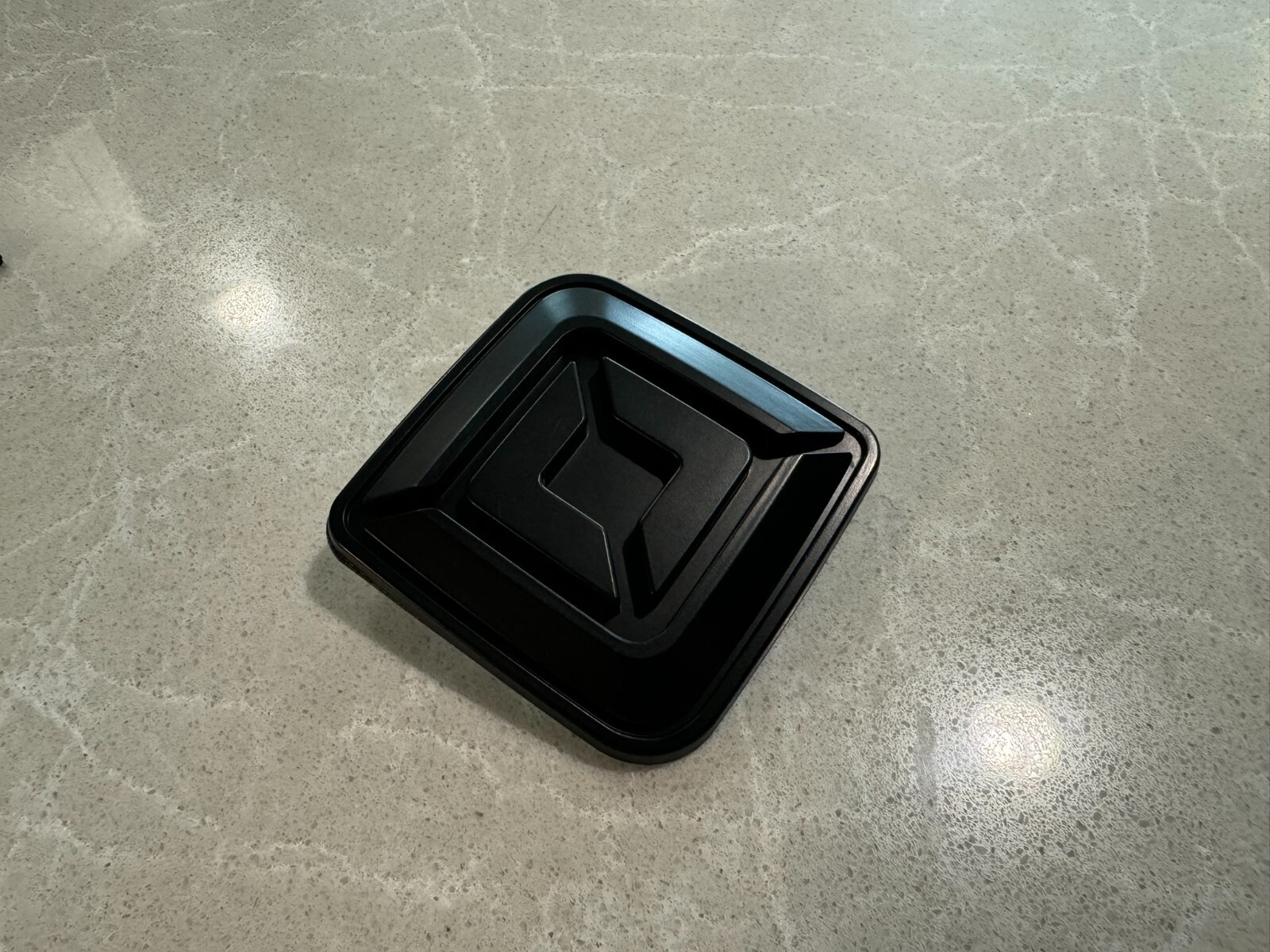 Rivian Emblem Set Matte Black R1T R1S Logo Square Badge