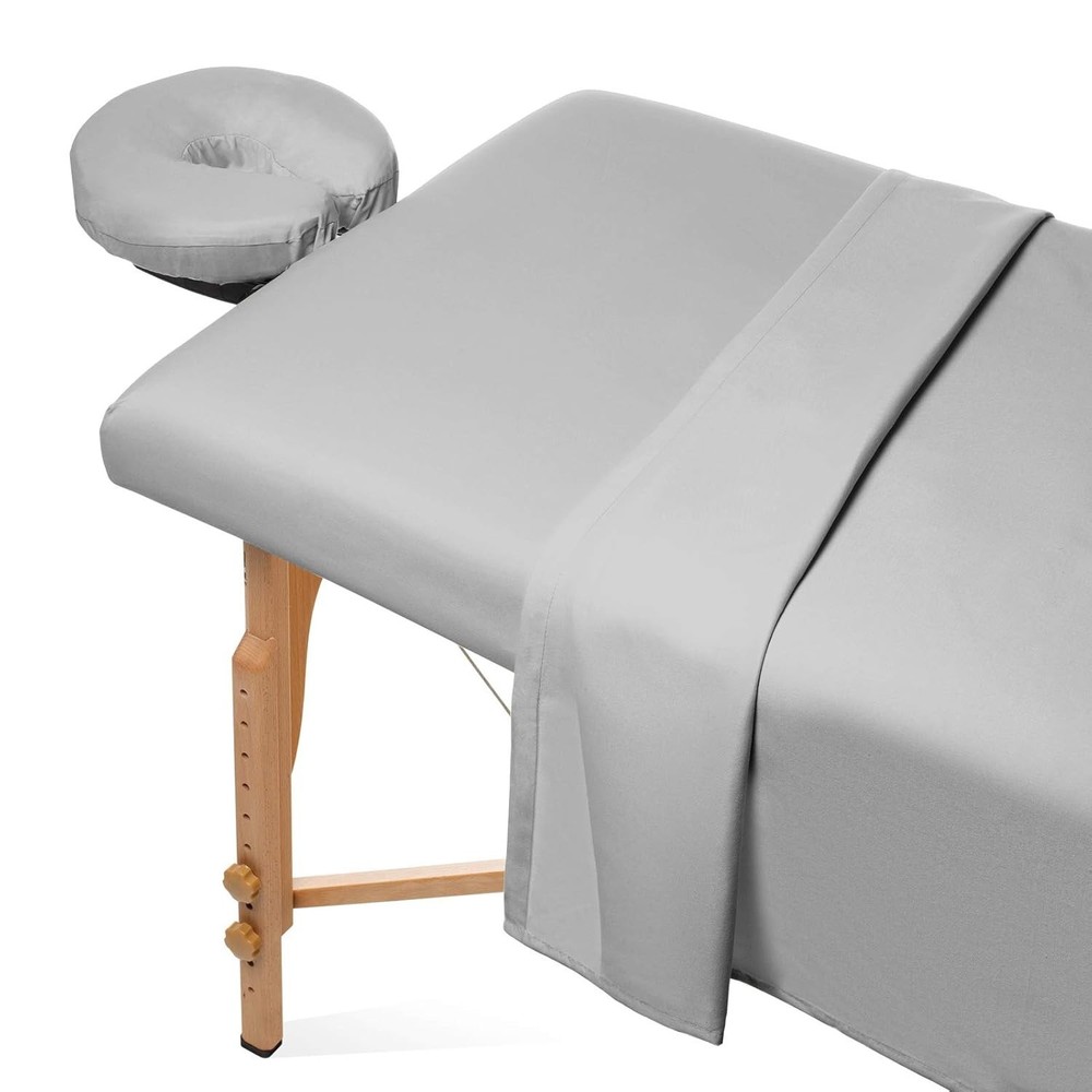 Microfiber Massage Table Sheet Set - Includes Fitted & Flat Sheets