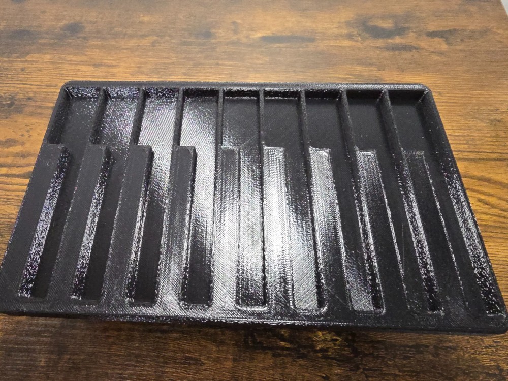 CNC Lathe Tool Holder Board 3/8" Turning Tools Rack Organizer 9 Tool
