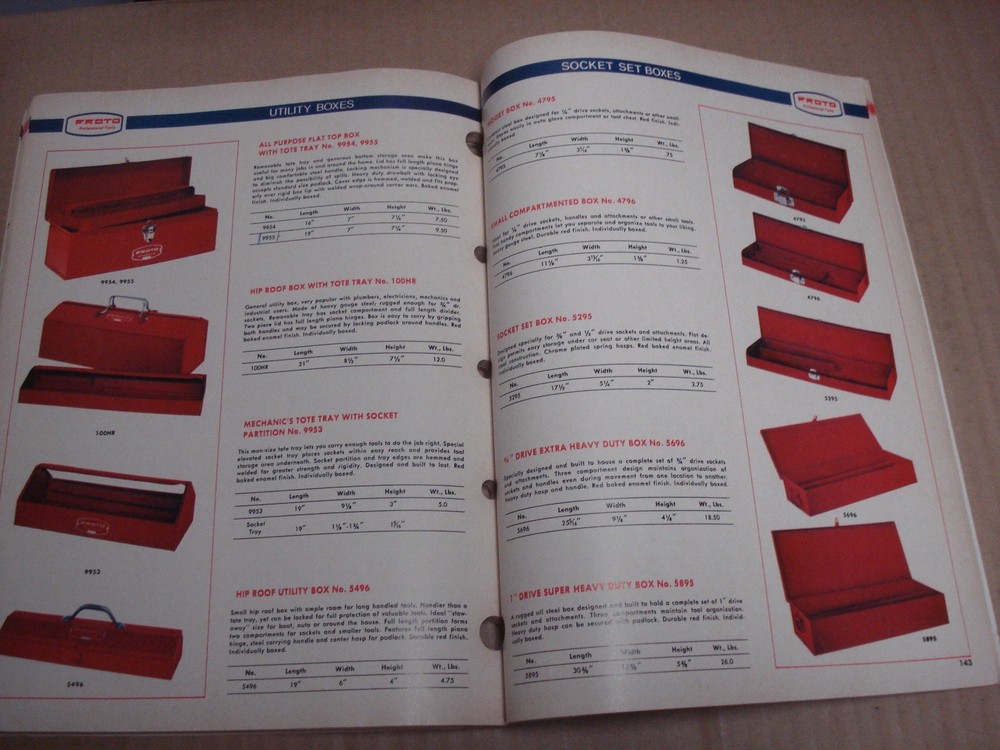1974 Proto Professional Tools Catalogue