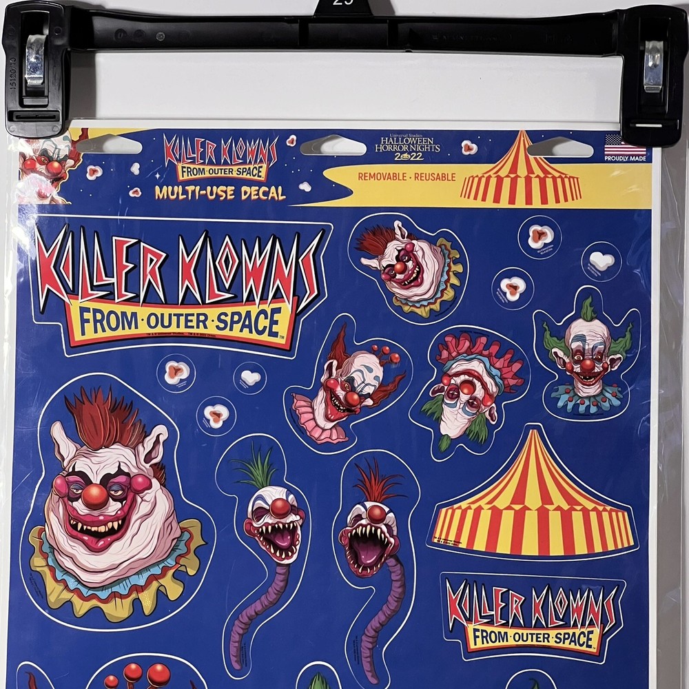 killer klowns from outer space decals 2022 hhn Removable Reuseable